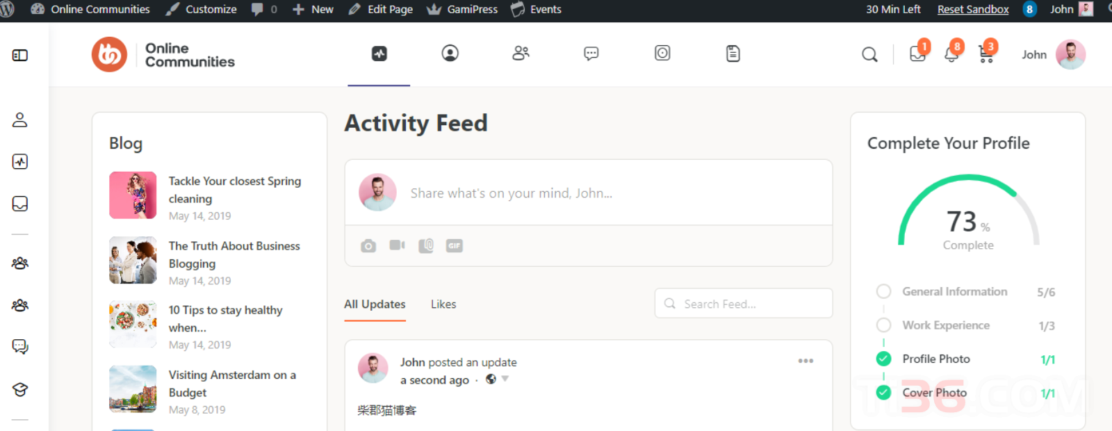 WordPress社区主题–BuddyBoss Theme v2.8.60 破解版下载-ti040 - 𝐓𝐢𝟑𝟔博客